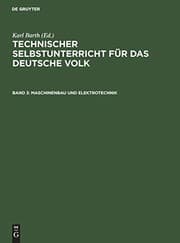 Tapa de Maschinenbau und Elektrotechnik
