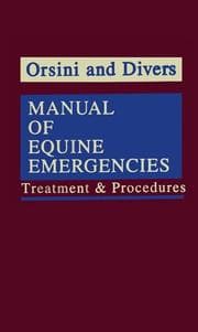 Tapa de Manual of equine emergencies