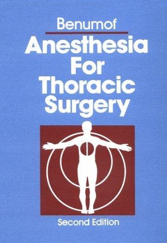 Tapa de Anesthesia for thoracic surgery
