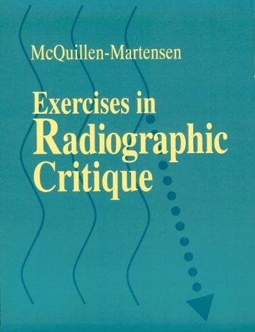 Tapa de Exercises in radiographic critique