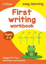 Tapa de First Writing Workbook Ages 3-5