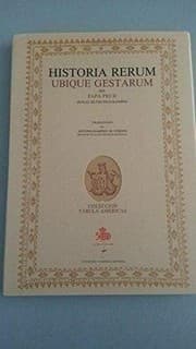Tapa de Historia rerum ubique gestarum del papa Pio II