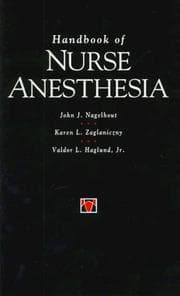 Tapa de Handbook of nurse anesthesia