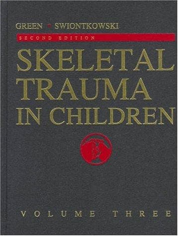 Tapa de Skeletal Trauma in Children, Volume Three