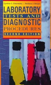 Tapa de Laboratory tests and diagnostic procedures