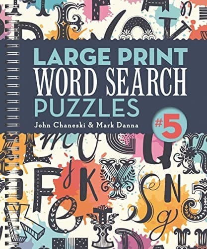 Tapa de Large Print Word Search Puzzles 5