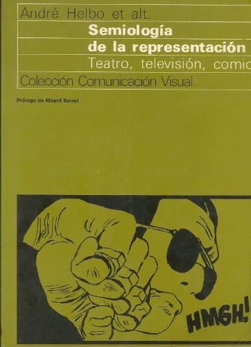 Tapa de Semiología de la representación