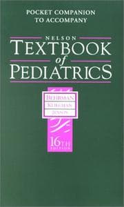 Tapa de Pocket Companion to Accompany Nelson Textbook of Pediatrics