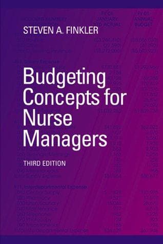 Tapa de Budgeting Concepts for Nurse Managers