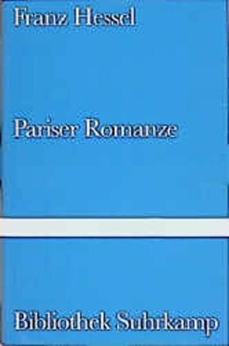 Tapa de Pariser Romanze. Papiere eines Verschollenen
