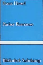 Tapa de Pariser Romanze. Papiere eines Verschollenen