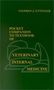 Tapa de Pocket Companion to Textbook of Veterinary Internal Medicine