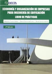 Tapa de Economía y organización de empresas para ingeniería de edificación