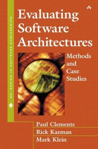 Tapa de Evaluating Software Architectures