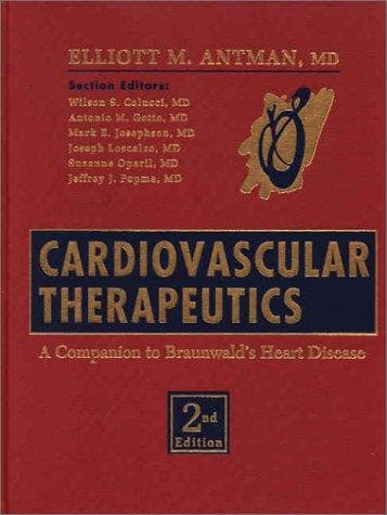 Tapa de Cardiovascular Therapeutics