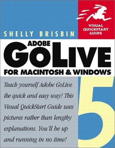 Tapa de Adobe GoLive 5 for Windows and Macintosh