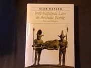 Tapa de International law in archaic Rome
