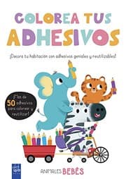 Tapa de Colorea tus adhesivos. Animales bebés