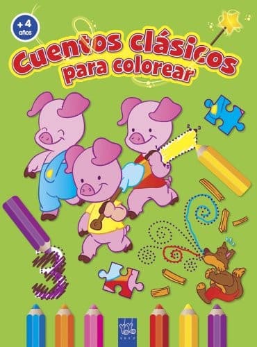 Tapa de C.clásicos colorear +4