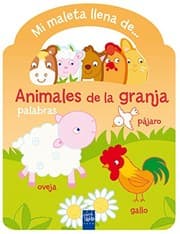 Tapa de Animales de la granja. Maleta