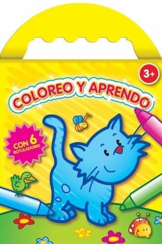 Tapa de Coloreo y aprendo amarillo
