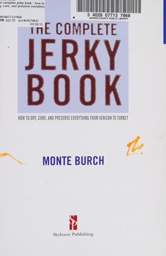 Tapa de The complete jerky book