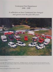 Tapa de Centerport Fire Department, 1898 - 1998