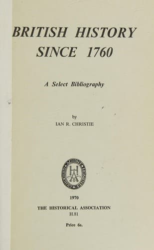 Tapa de British history since 1760