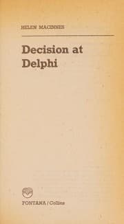 Tapa de Decision At Delphi (Keith Jennison Book)