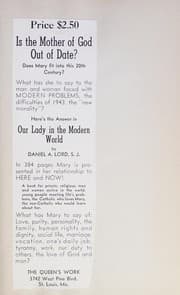 Tapa de Our Lady in the modern world