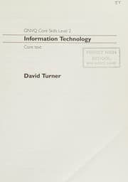 Tapa de Gnvq Core Skills in Information Technology, Level 2 (Gnvq Core Skills Level 2)