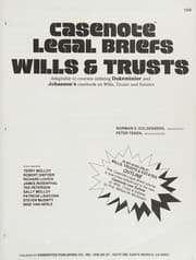 Tapa de Casenote legal briefs