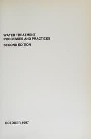 Tapa de Water Treatment Processes and Practices
