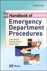 Tapa de Handbook of emergency department procedures