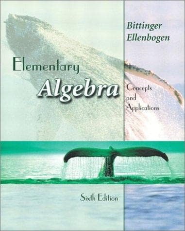 Tapa de Elementary Algebra