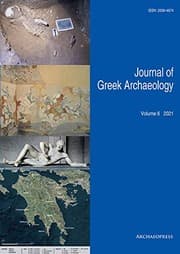 Tapa de Journal of Greek Archaeology Volume 6 2021