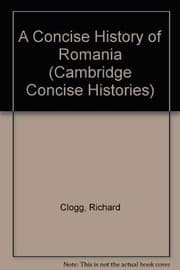 Tapa de A Concise History of Romania (Cambridge Concise Histories)