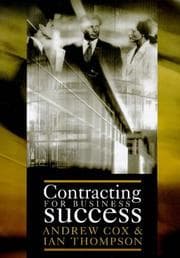 Tapa de Contracting for business success
