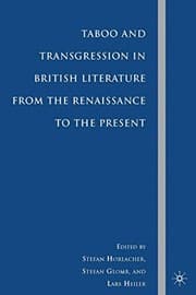 Tapa de Taboo and transgression in British literature from the Renaissance to the present