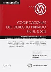 Tapa de Codificaciones del Derecho privado en el S. XXI