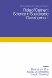 Tapa de ROLE OF CEMENT SCIENCE IN SUSTAINABLE DEVELOPMENT; ED. BY RAVINDRA K. DHIR