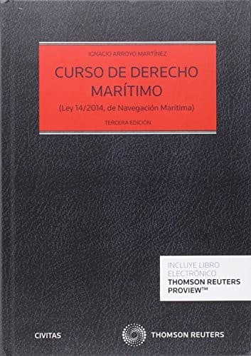 Tapa de Curso de Derecho Marítimo