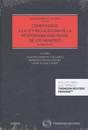 Tapa de Comentarios a la Ley reguladora de la responsabilidad penal de los menores