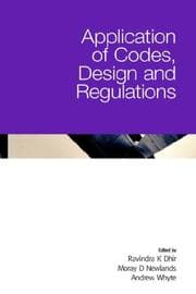 Tapa de Application of codes, design and regulations