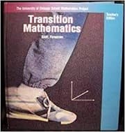 Tapa de Transition mathematics