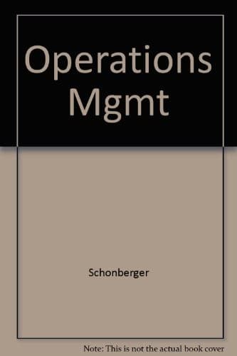 Tapa de Operations management