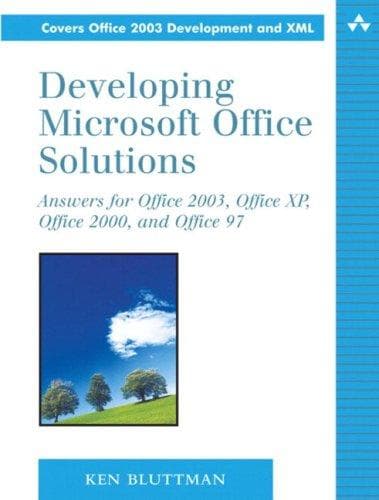 Tapa de Developing Microsoft Office solutions