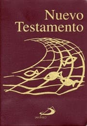 Tapa de Nuevo testamento. Tamaño bolsillo plástico