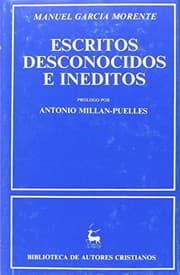 Tapa de Escritos Desconocidos E Ineditos
