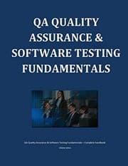 Tapa de QA Quality Assurance and Software Testing Fundamentals